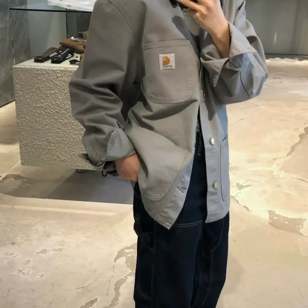 Carhartt Wip lapel jacket upper body picture